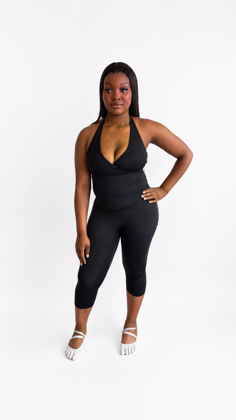SS Onyx Tank Capri set